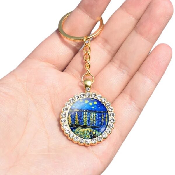 oly-cfa16c572e3d791a9053d9500a534e11 Wholesale Gold Alloy Rhinestone Wings Keychain Bag Charm Boutique Resale Gift
