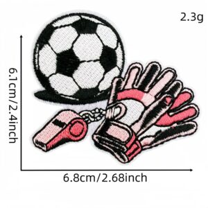 Pink soccer patch #3