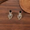 oly-cfaa4ca26bb9b924b4cc1177df917844 Wholesale Vintage Distressed Octopus Jellyfish Earrings Black Pearl Halloween Fashion Accessory Boutique Resale