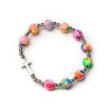 oly-cfc9d371927ae62b292eb70c075ae5c4 Wholesale Colorful 8mm Bead Cross Bracelet Elastic String Fashion Accessory for Gift