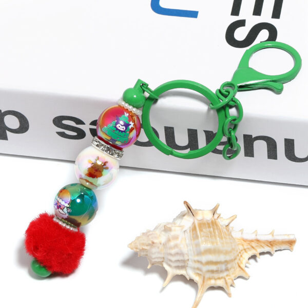 oly-cfcd5bdeb02cd4b8e29cb00b42c9506c Wholesale Cartoon Santa Reindeer Acrylic Beads for DIY Christmas Phone Chain Jewelry Making Craft Supply