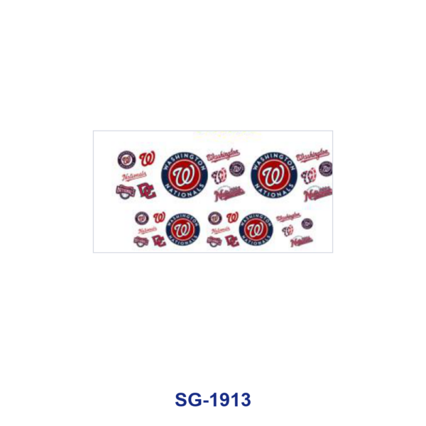 Wholesale 8pcs Sports Logo Badge Pattern 3oz Cup Stickers Wrap OLY Exclusive