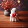 Wholesale Funny Halloween Ghost Resin Ornament for Home Garden Decoration Gift