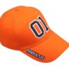 Wholesale Orange Embroidered Racing Car Baseball Cap Adjustable Sun Shade Fashion Accessory