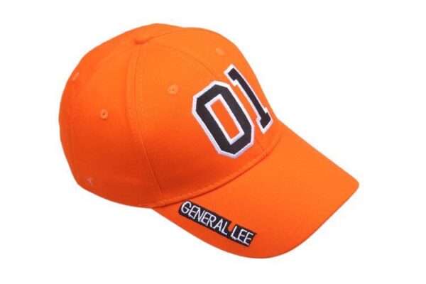 Wholesale Orange Embroidered Racing Car Baseball Cap Adjustable Sun Shade Fashion Accessory