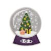 oly-d0204d743e00bb2f4aeef94fbdf2e4eb Wholesale Christmas Themed Embroidery Patches - Cartoon Deer and Snowflake Design - Polyester Thread, for Socks, Gift Accessory
