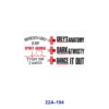 oly-d02a294982be8431bb51e6e907976370 Wholesale 5pcs Medical Staff Cartoon Heart EKG Stethoscope City Skyline Slogan Mixed Print 16oz Cup UV DTF Wraps OLY Exclusive