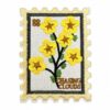 oly-d031d0f39c8114f0011747de6c834bb9 Wholesale Polyester Thread Iron On Embroidered Patches Floral Stamp Design Set of 8 Decorative Gift for DIY Sewing