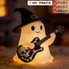 Wholesale Halloween Ghost Reading Book Night Light Resin Home Decor Party Gift