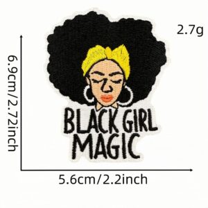 Black girl applique #3