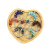 Wholesale Trendy Tree of Life Pendant Natural Agate Crystal Necklace Jewelry Accessory