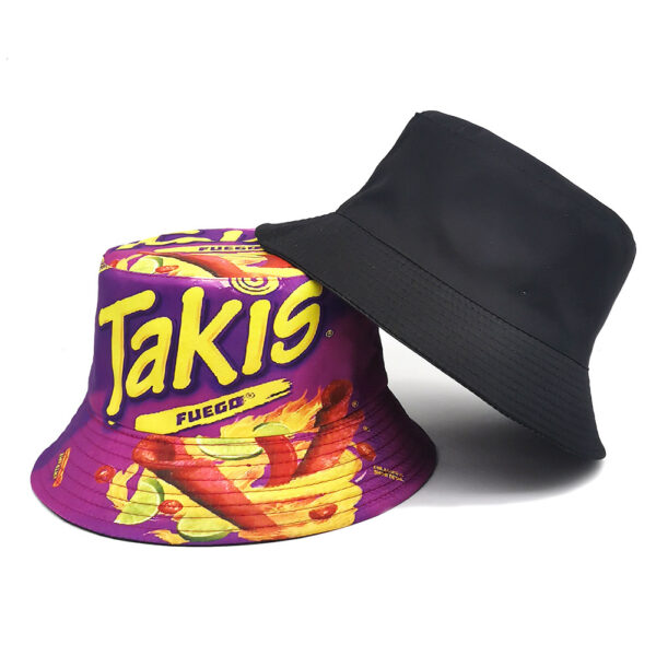 Wholesale Food Print Double Sided Fisherman Hat Fashion Accessory for Gift Resale