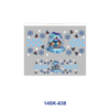 oly-d074067e39006aa98d6b73ae217f4cf0 Wholesale 2/4/8pcs Christmas Cartoon Print Mini Cup Keychain Sticker OLY Exclusive