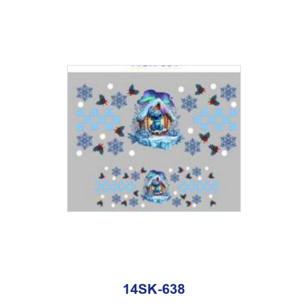 oly-d074067e39006aa98d6b73ae217f4cf0 Wholesale 2/4/8pcs Christmas Cartoon Print Mini Cup Keychain Sticker OLY Exclusive