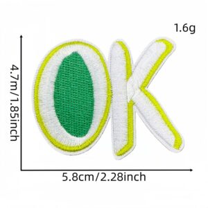 English cloth sticker 5#