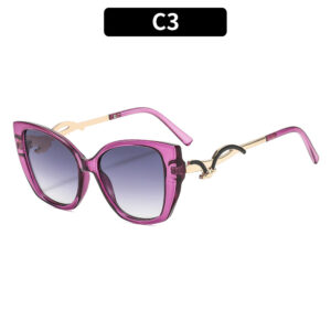 C3-transparent purple frame double gray film
