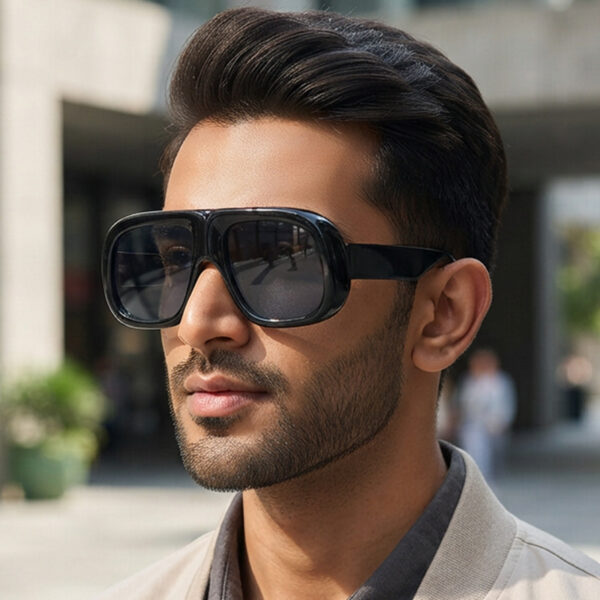 oly-d0aeaa278a560f107e4c726160bd4bed Wholesale Retro Ring Detail Oversized Sunglasses for Sun Protection Everyday Wear
