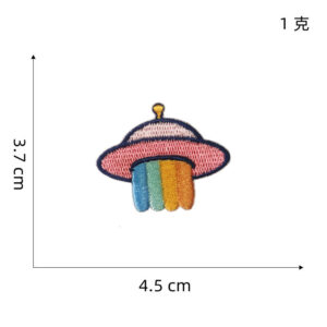 2# flying butterfly self-adhesive cloth stickers