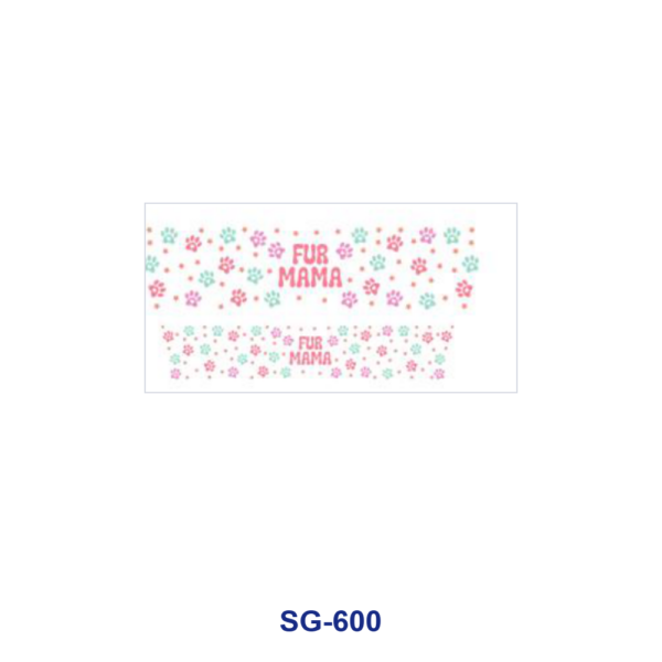 Wholesale 8pcs Lovely Puppy Paw Doodle 3oz Cup Stickers Wrap