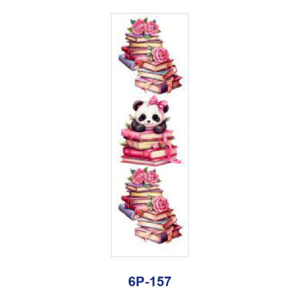 Wholesale 2/8/16pcs UV DTF Stickers Cute Forest Animal Book Rose Print Pen and Bookmark Stickers