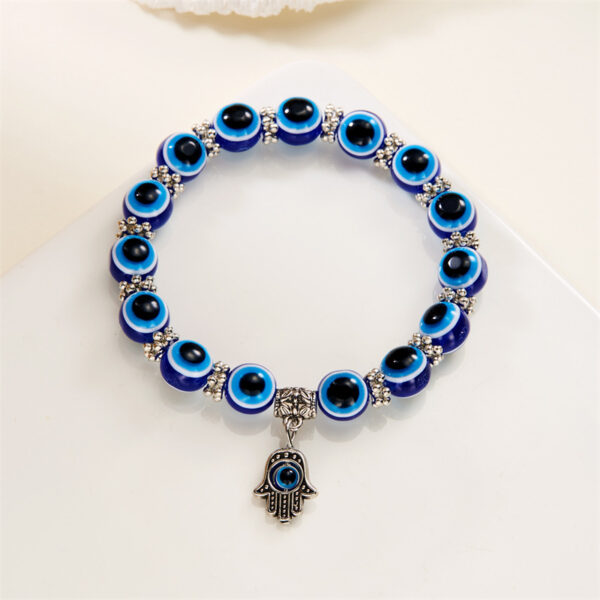 oly-d0d354203613b5bfc476f9e387b9de1f Wholesale Handmade Resin Evil Eye Hand of Fatima Bracelet Tourist Souvenir Jewelry Accessory