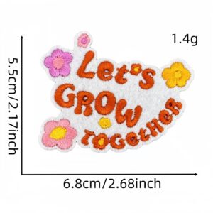 Colorful english cloth stickers 10#