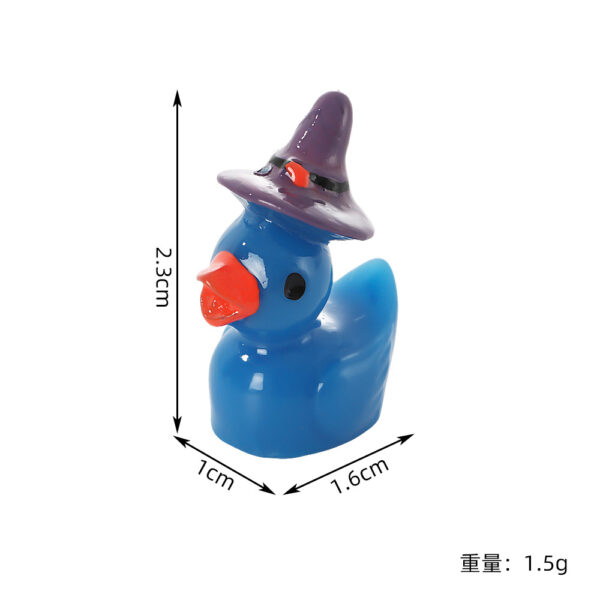 Wholesale Resin Halloween Witch Duck Ornament - Decorative Figurine for Gift and Home Decor