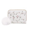 Wholesale Pu Leather Embroidered Short Wallet with Zipper Card Holder - Trendy Casual Purse for Women