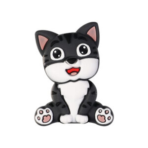 3D Cartoon Gray Cat