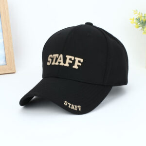 Black + gold word / Free size adjustable