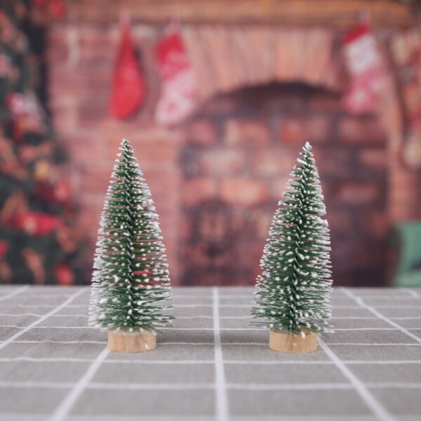 oly-d12c7567354db2212c28424b98e90d95 Wholesale DIY Snow-Covered Christmas Tree Desktop Decoration for Home Decor