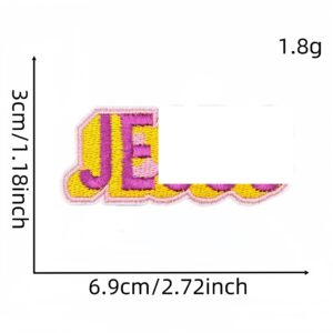Cartoon english cloth sticker 18#