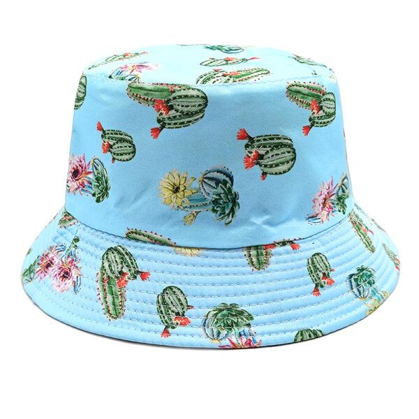 oly-d147bc827c430349010e0b35b6b20479 Wholesale Cactus Print Reversible Fisherman Hat Sun Hat for Men Women Summer Outdoor Fashion Accessory