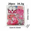 oly-d170a2d014b4623970a2cefc15d147c0 Wholesale Pink Cartoon Heart Embroidered Patch Polyester Cloth Sticker DIY Accessory