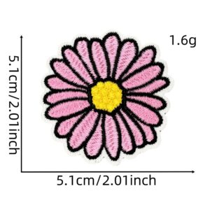 Flower cloth stickers 19#
