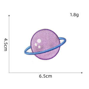 Purple Planet cloth stickers-3#* Hot Melt Adhesive cloth stickers