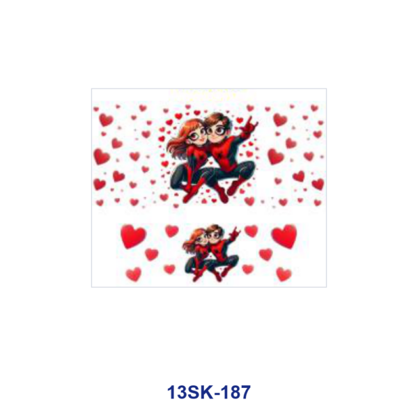 oly-d1e1c6fc0f40e484372d0efe8e88b5b3 Wholesale 8pcs Romantic Cartoon Mini Cup Keychain Sticker