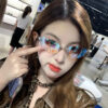 Wholesale Stylish Y2K Retro Star Sunglasses Black Frame Grey Lens UV400 Fashion Resale Accessory