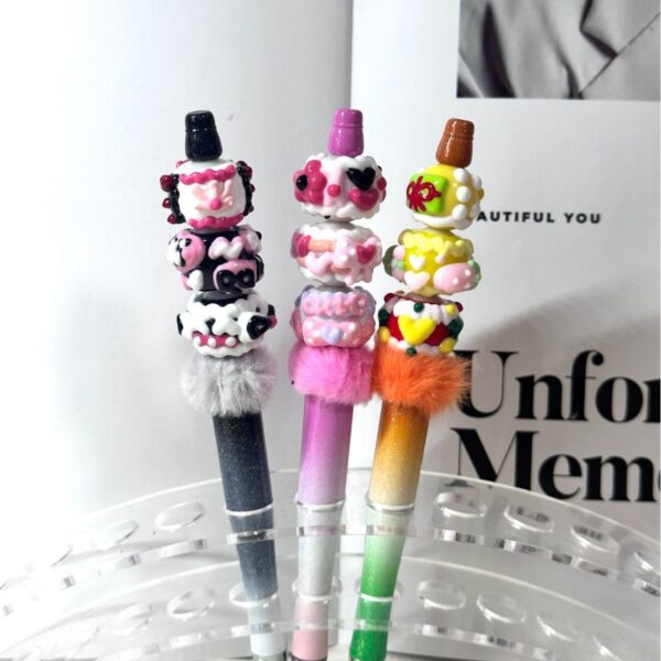 oly-d20a9fb3e4fc0f1eee292cc3752d66f6 Wholesale DIY Decorative Beaded Ballpoint Pen Craft Supply for Resale