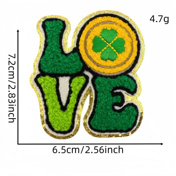 oly-d21262501865529db2caadc474463375 Wholesale Irish Festival Cartoon Towel Embroidery Patch Decorative Accent Iron-On Applique for Home Decor