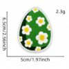 Wholesale Cartoon Party Embroidered Easter Egg Iron-On Cloth Patches Decorative Stickers for Resale