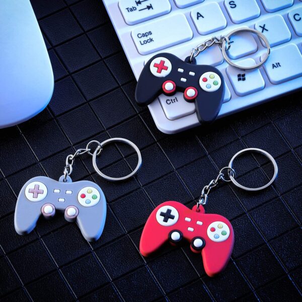 oly-d23511106d85d37baf24f0040bcb61b8 Wholesale Cartoon Game Controller Keychain Modern Minimalist PVC Decorative Accessory Gift Boutique Resale