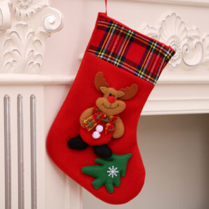 Red large sock deer [31*21cm35g]