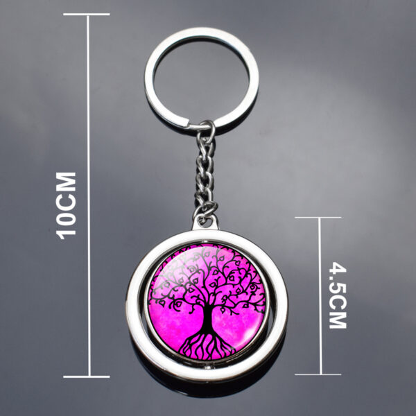 oly-d24700b0d2603054b091c20de778bdc4 Wholesale Chic Luminous Rotating Stress Relief Metal Keychain Horse Design Electroplated for Car Key Accessory or Gift