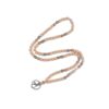 Wholesale Beaded Silicone Lanyard Necklace Silver Ball Chain Fashion Accessory