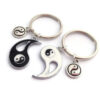 Wholesale Yin Yang Bagua Pendant Keychain Fashion Accessory Alloy Couple Gift