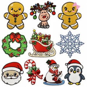 Christmas cloth stickers 9#