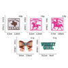 Wholesale Polyester Embroidered Patch Cowgirl Butterfly Letter Series Fashion Accessory for Jacket Decor
