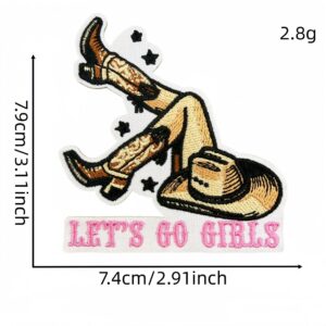 Cowboy girl cloth sticker 5 #