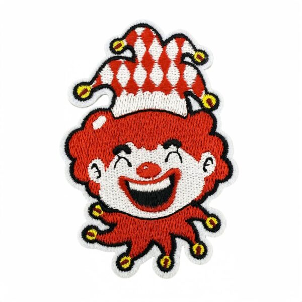 Wholesale Embroidered Fabric Patches Red Carnival Decorative Patch for Clothing Fashion Accessory